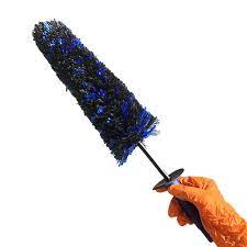 WHEEL RIM SPOKE BARREL SOFT YARN BRUSH