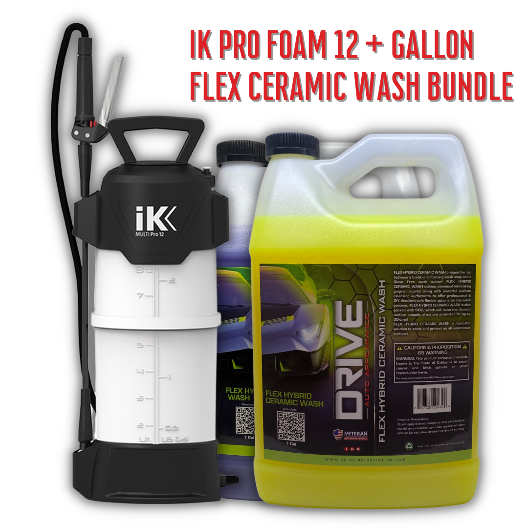 IK PRO FOAM 12 + FLEX HYBRID WASH GALLON BUNDLE - CHOOSE YOUR GALLON –  Drive Auto Appearance