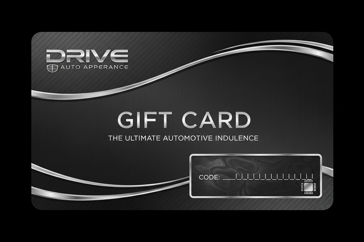 DRIVE AUTO APPEARANCE e-GIFT CARDS